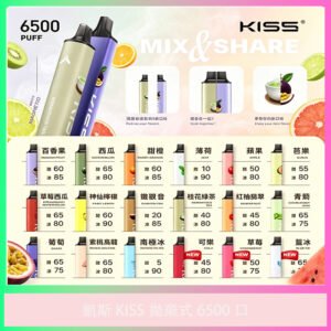 KISS凱斯拋棄式電子菸 全口味款 台灣推薦