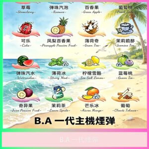 B.A一代電子煙主機煙彈 全口味 台灣正品