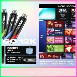 RELX Smash Go 12000口 拋棄式電子煙 多口味